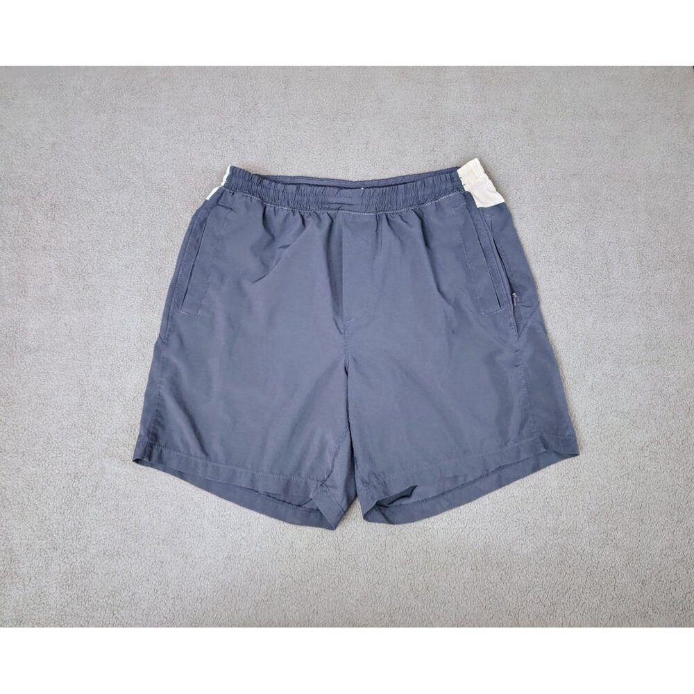 Birddogs Men's Boom For Your Boomstick Sz (XL) 7" Navy White Lined Board Shorts